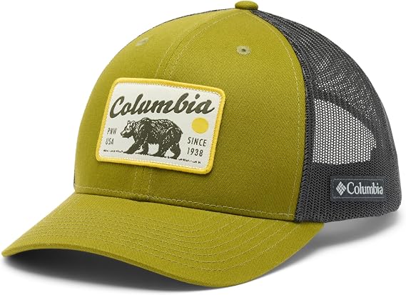 Columbia CU9186 MESH SNAP BACK Logo Baskılı Unisex Şapka, Standart, 5003364432, Yeşil, Unisex Yetişkin
