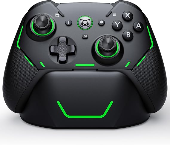 HELLCOOL Wireless Switch Controller with Charging Dock for Switch 2/Switch