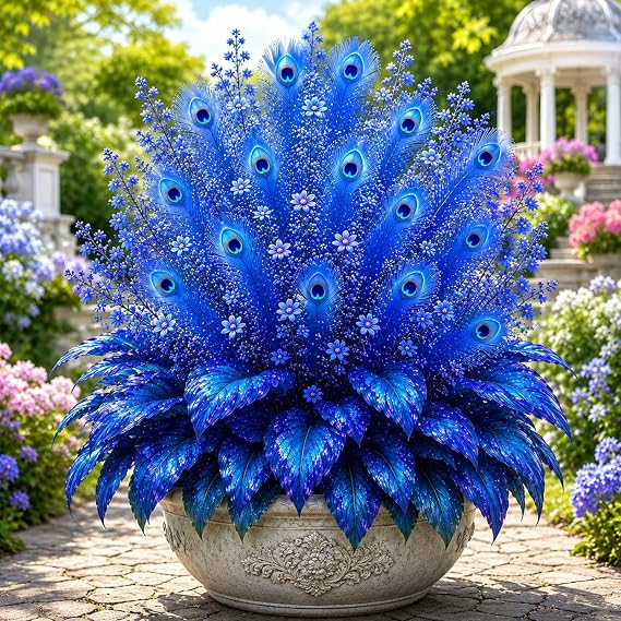 Peacock Flame Perennial-Hosta Bulbs for Planting Now, Excellent Display Ready to Plant -Blooms Year After Year-4 Bulbs-D