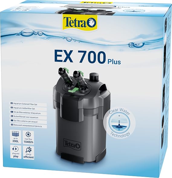 Tetra EX 700 Plus – Complete External Filter Set, 100-200 Litres