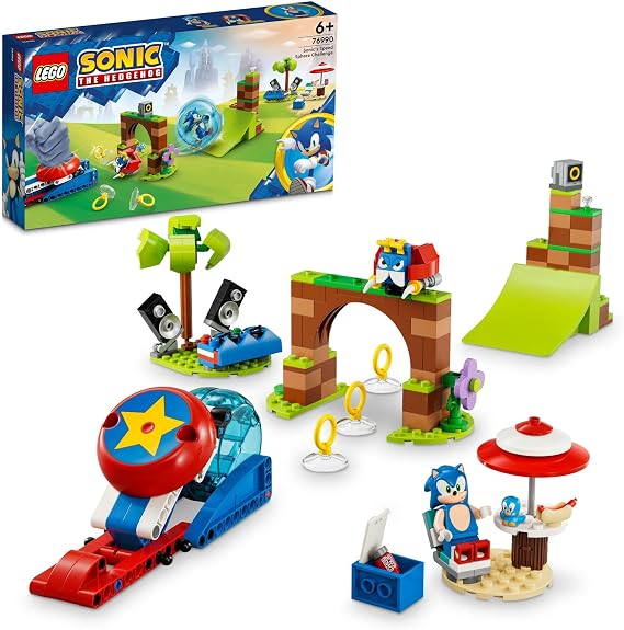 LEGO Sonic the Hedgehog Sonic's Speed Sphere Challenge 76990 Toy Building Block Gift TV Game Adventure for Boys Girls Ages 6 and Up