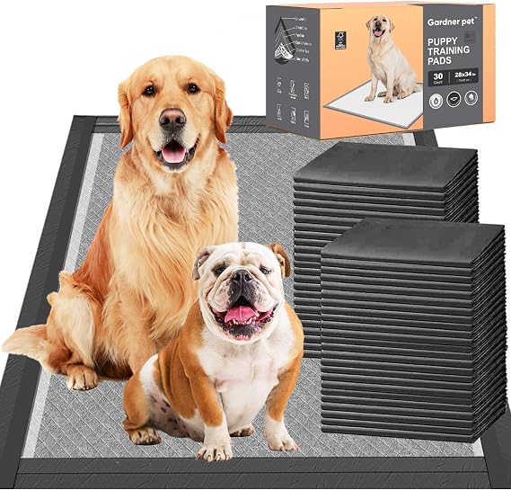 Gardner Pet Carbon Puppy Pads 70x85cm, Super Absorbent & Leak-proof,30 Pack