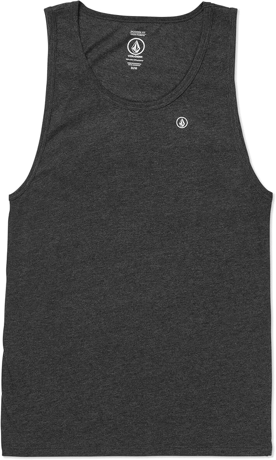 Volcom Men's Solid Heather Tank Top Shirt T-Shirt