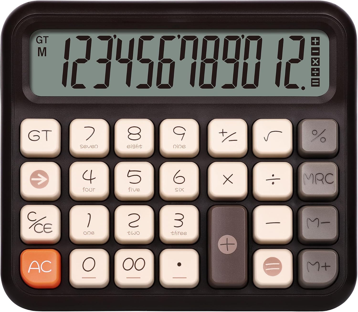 Daxi X-250 12 Digit Calculator Black