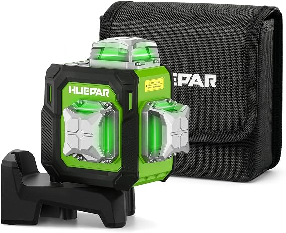 Huepar 3Dレーザーレベル 360°セルフレベリング ST03CG
