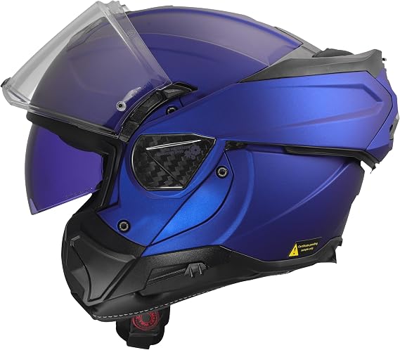 LS2, ADVANT II Solid Modular Motorcycle Helmet Navy Blue