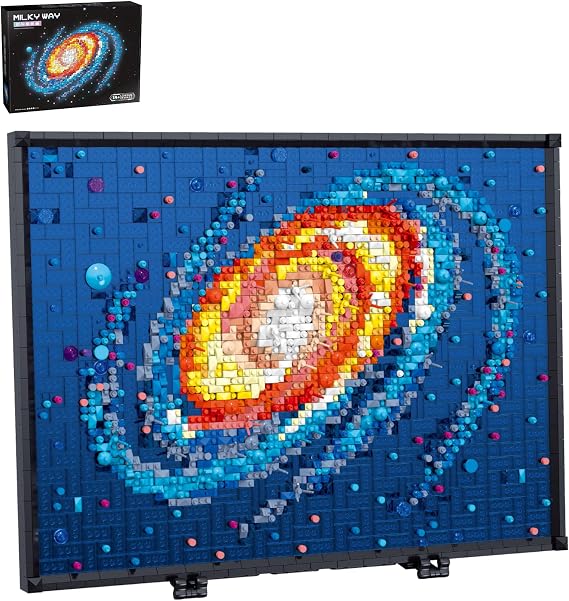 HJPLPXH Art Planetary Exploration Galaxy Building Blocks