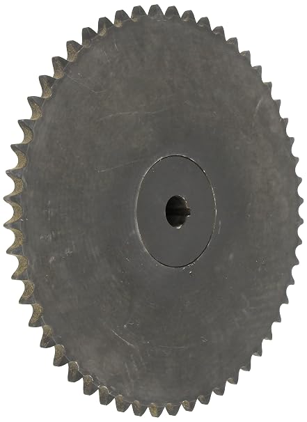 Tsubaki 60B38F-1D Finished Bore Sprocket, Single Strand, Inch, #60 ANSI No., 3/4" Pitch, 38 Teeth, 1-1/4" Bore
