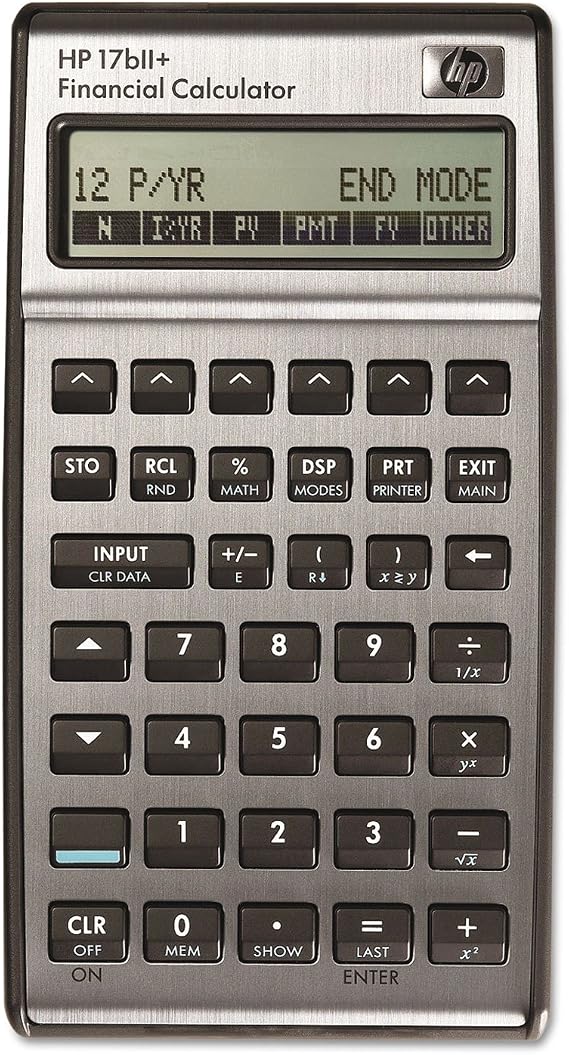 Hp 17Biiplus 17Bii+ Financial Calculator, 22 Digit LCD