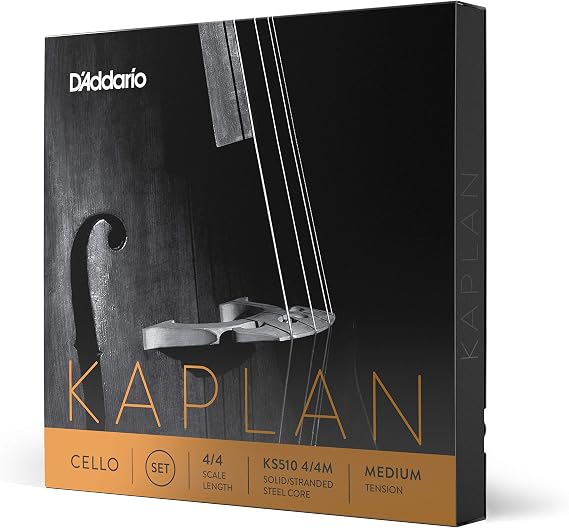 D'Addario Kaplan 4/4 Scale Medium Tension Cello String Set
