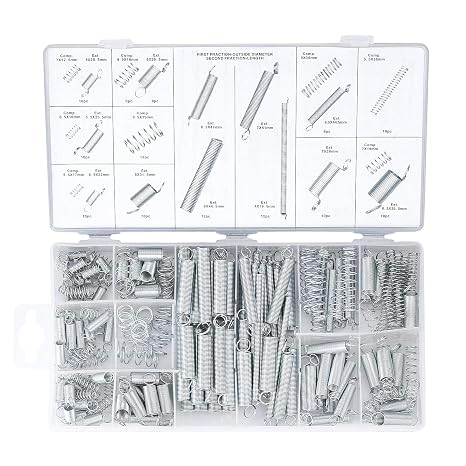 200 Pieces Tension Springs Assortment,Trampoline Springs assortment