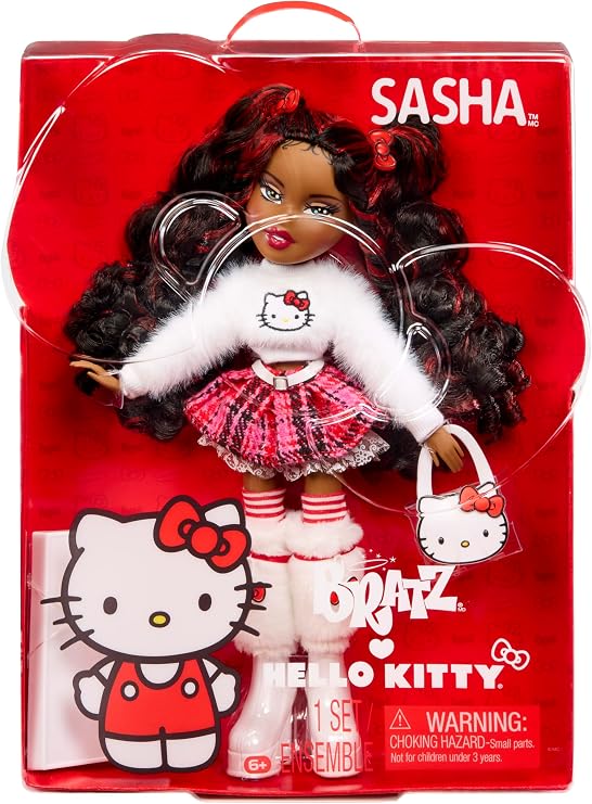 Bratz x Hello Kitty and Friends Sasha Fashion Doll with Accessories
