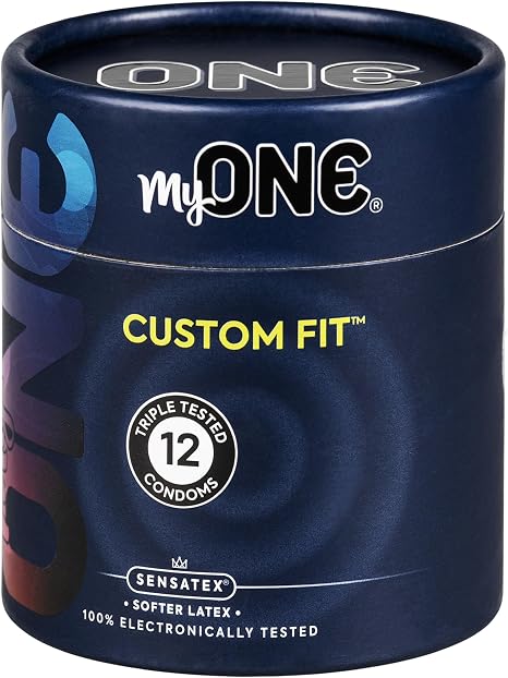 MyONE Custom Fit Snug Sized Condoms Tailored Width & Length Max Pleasure Triple Tested Softer Latex Lubricated Nontoxic Vegan Non-GMO 45C: Width 45 mm (45) Length 120 mm (C)