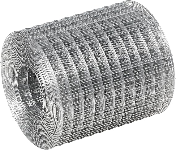 IME Rodent Proofing Wire Mesh Rat Mesh 6m x 100mm Galvanized Metal Mesh Roll for Blocking Rats Rodents Squirrel Access and Filling Gap Air Vent