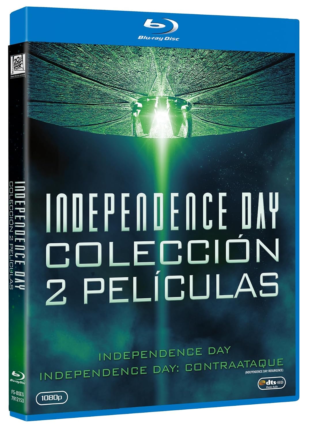 Independance Day (Blu-ray) Pack 2 Peliculas (Roland Emmerich): Independance Day (1996) + Independence Day: Contraataque (Resurgence) (2016)