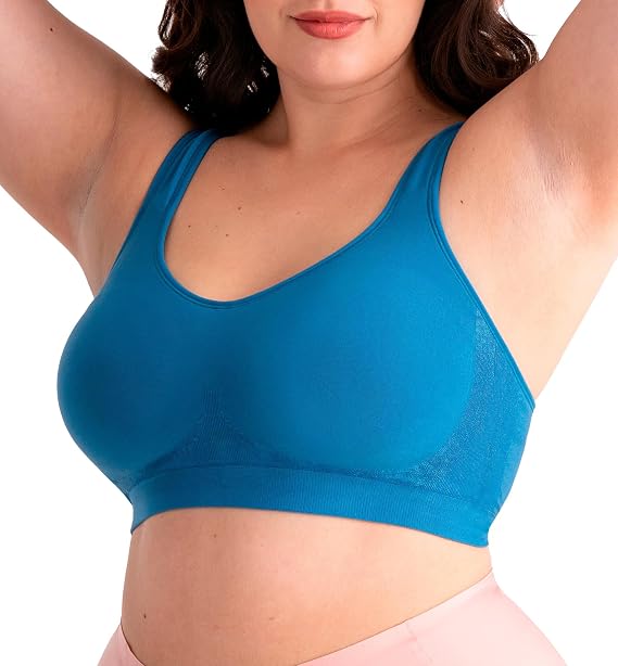 SHAPERMINT Women's Spb SHAPERMINT Bras for Women - Womens Bras, Compression Bra, Wirefree Bra, from Small to Plus Size Bras for Women White
