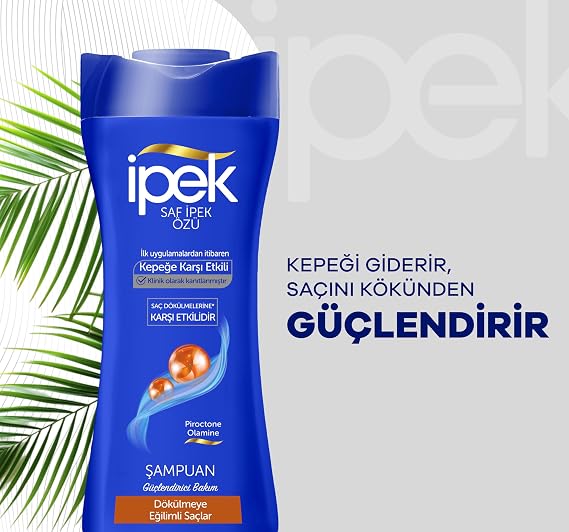 İpek Kepeğe Karşı Etkili Dökülmeye Eğilimli Saçlar için Şampuan 480 mililitre