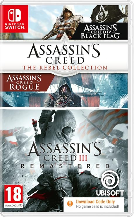 Assassin's Creed Bundle (Rebel Collection + AC 3) (Code in Box) (Switch)