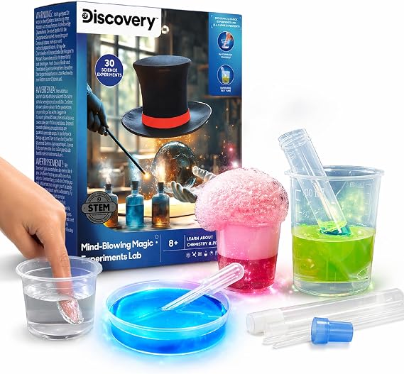 Discovery Magic Science Lab for Kids, 30 Experiments, Ages 8+