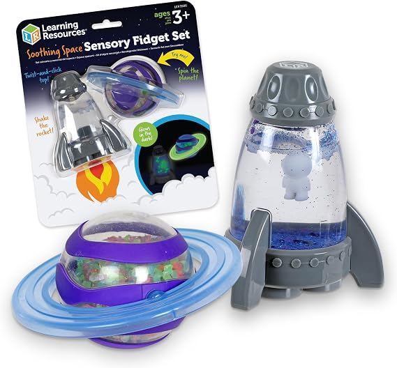 Learning Resources Soothing Space Sensory Fidget Set, Calming Toys, Ages 3+