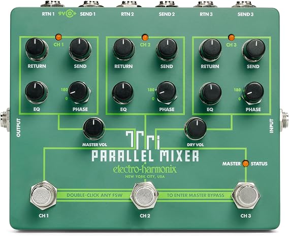 Electro Harmonix Tri Parallel Mixer - Guitar Effects Device