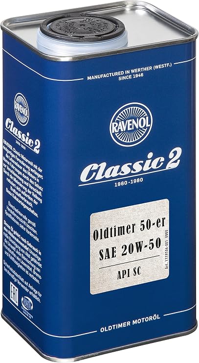 RAVENOL Oldtimer 50 SAE 20W-50 API SC