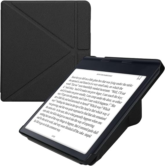 kwmobile Cover for Kobo Sage Case - Slim PU Leather eReader Cover with Stand and auto sleep funktion - Black