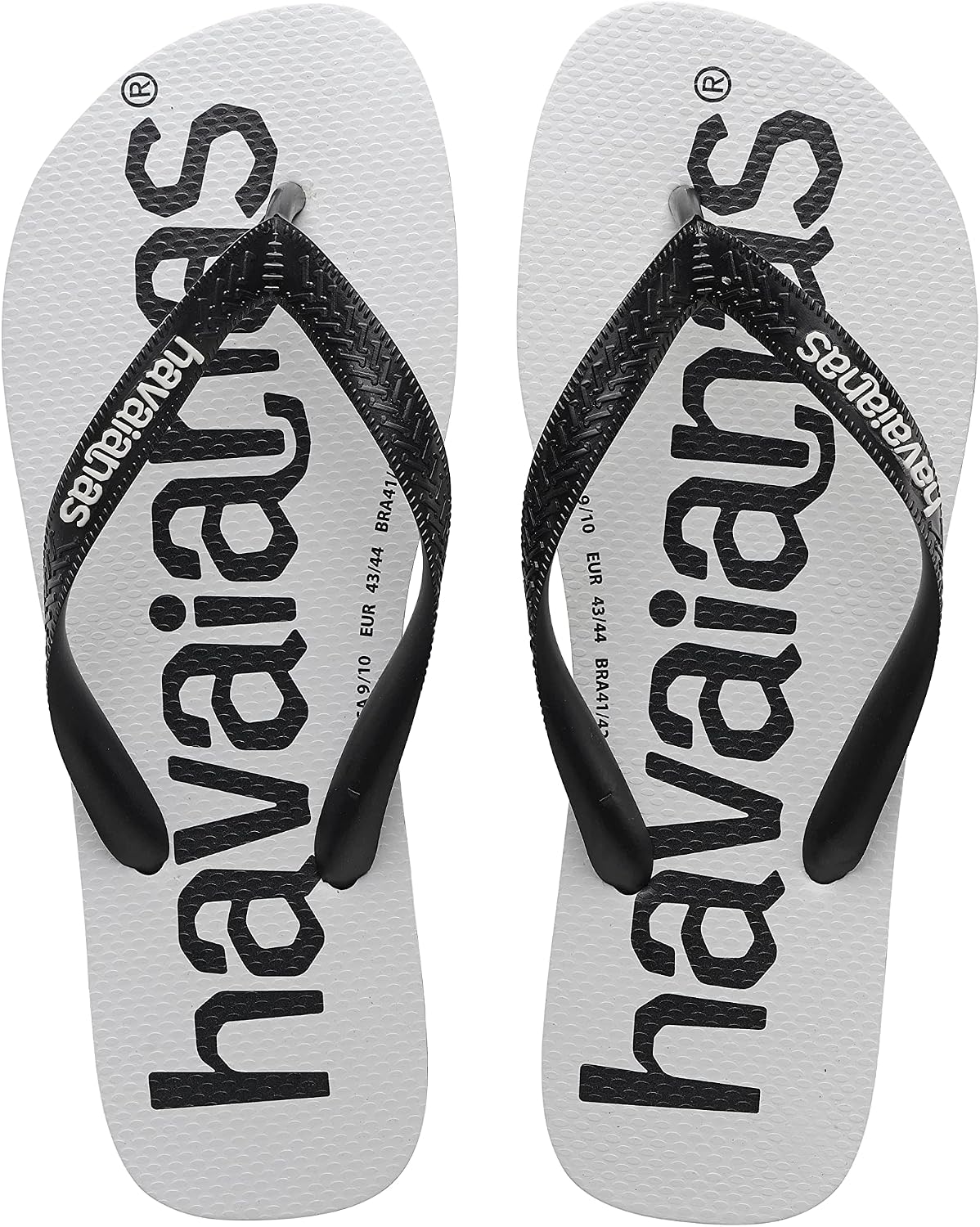 Havaianas - Top Logomania Comfortable Robust and Lightweight Flip Flops Sole with Large Logo Unisex Adult