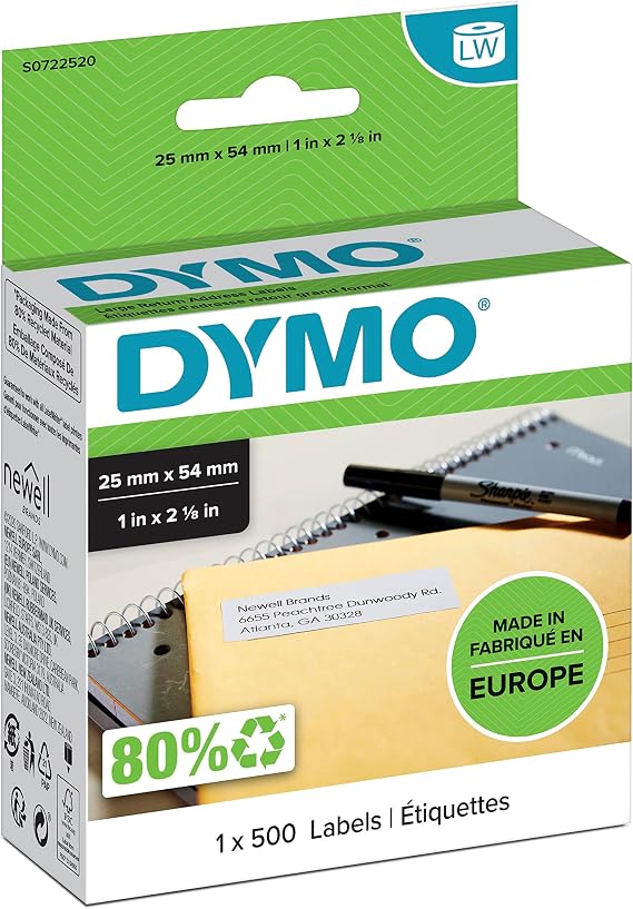 DYMO Label Writer Mailing Label 25x54mm