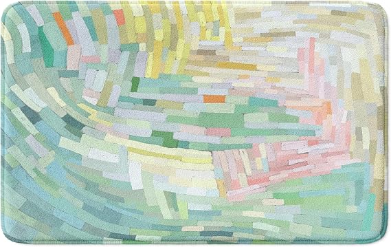 Monnhein Banyo Paspası, Kaymaz Taban, Makinede Yıkanabilir, Çok Amaçlı Halı, Banyo Dekoru (40x60cm) 314_BPSM