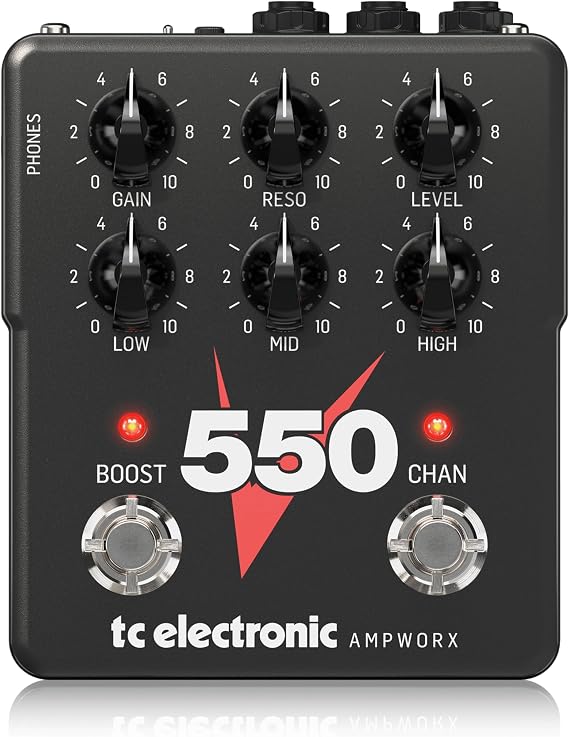 TC Electronic V550 PREAMP Çift Kanal Gitar Preamfi Pedalı