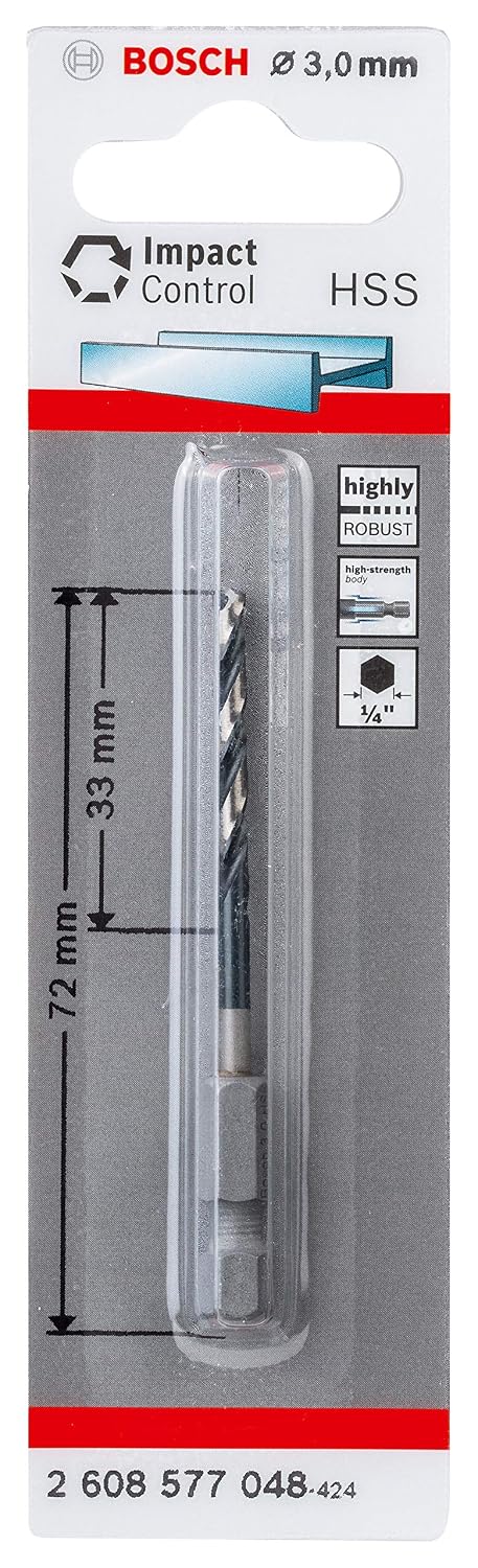 Bosch Professional Drill And Crusher Drill Bits, Metal Drill Bits, Grey, 1 Piece