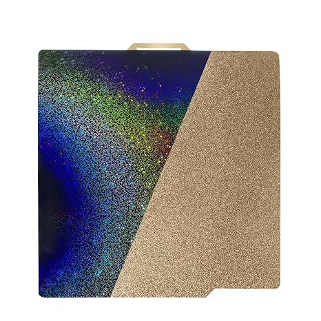 IdeaFormer Double Side Smooth Starry PEY+Textured PEI Build Plate for Bambu Lab X1C,X1,P1P,P1S,A1 257x257mm Spring Steel Sheet for Bambulab 3D printer