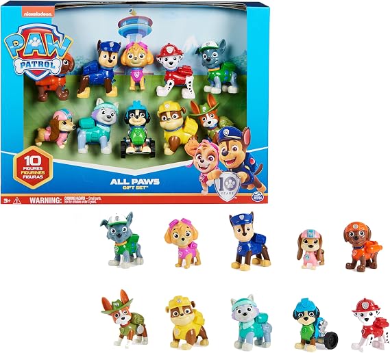 Paw Patrol Paw Patrol Pack 10 Collectible Figures Toys +3 years