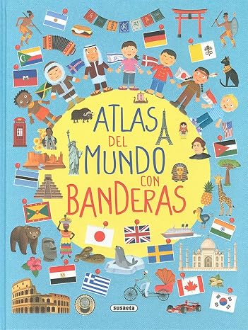 Susaeta - Atlas del mundo con banderas