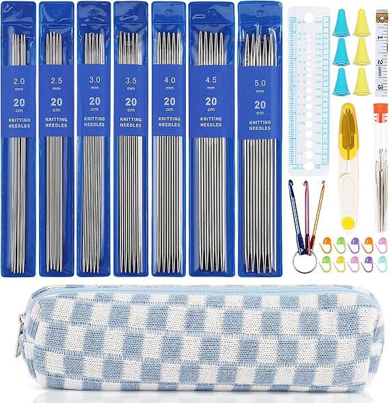 Aeelike Double Pointed Knitting Needles Set, Knitting Needles Starter Kit