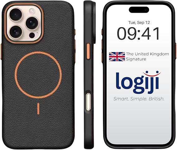 Ladera iPhone 14 Pro Max Kılıf - Mat Dokulu Sağlam Kapak - MagSafe ile Uyumlu - Siyah
