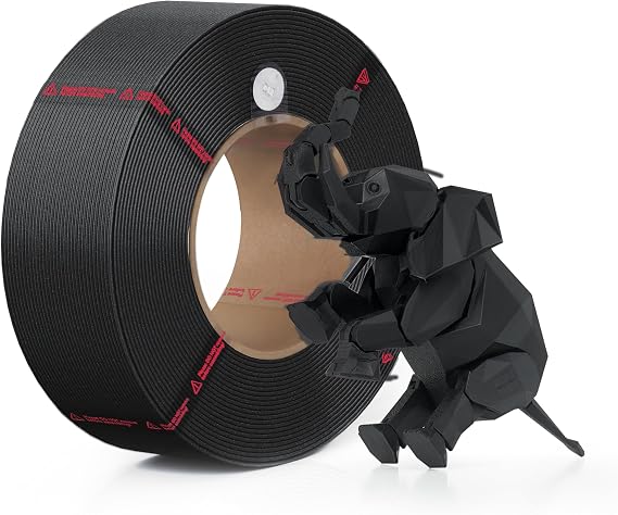 Bambu Lab PLA Basic 1.75 mm 3D Printer Filament Refill 1 kg, Black