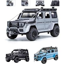Solira Store - 1:24 Diecast Model Araba Lüks SUV Off Road Jeep – Işıklı Sesli Metal Oyuncak, Açılır Kapı, Vinçli, Koleksiyon Aracı