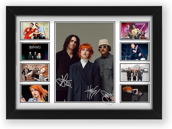 AllStarMedia Tribute Too Paramore Signed Poster Print - Limited Edition Autograph Fan Gift – Collectible Memorabilia Merchandise (Unframed A4 (30x21cm))