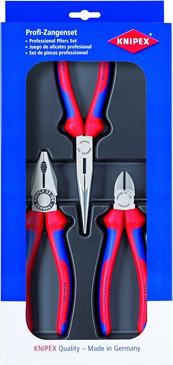 KNIPEX Tools - 3 Piece Multi-Component Combination, Long Nose, Diagonal Set (2011)