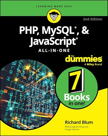 PHP, MySQL, JavaScript All-In-One For Dummies
