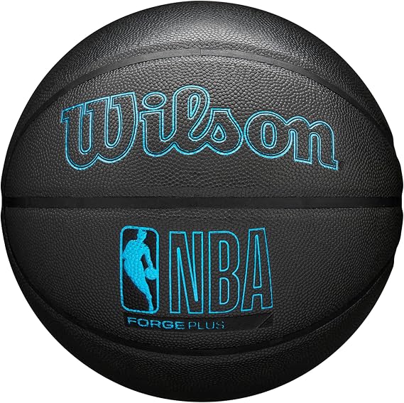 WILSON NBA Forge Plus iç mekan/dış mekan basketbol topları, boyut 6 ve boyut 7