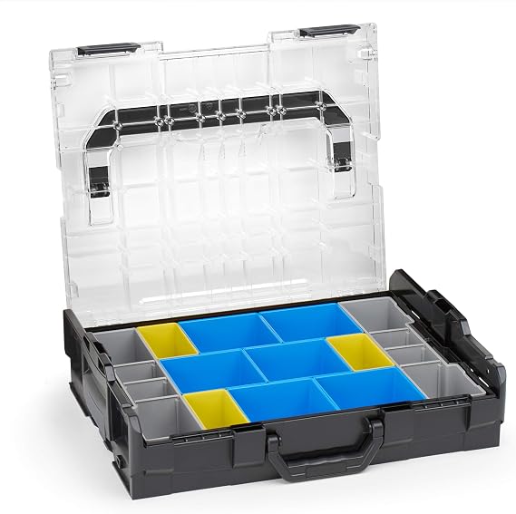Bosch Sortimo L-Boxx 102 Black Transparent Fitted