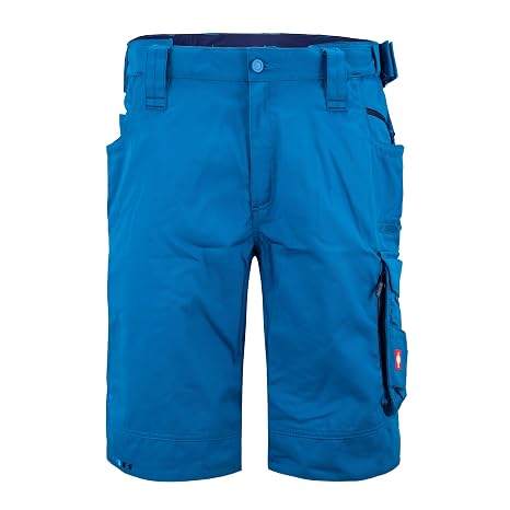Engelbert Strauss e.s.Motion 2020 Work Trousers, Shorts, Dark Blue/Atoll, Atoll / dark blue., 38