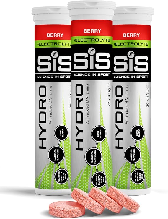 Science in Sport Hydro Electrolytes, Forest Fruits, 3 x 20 Tablets