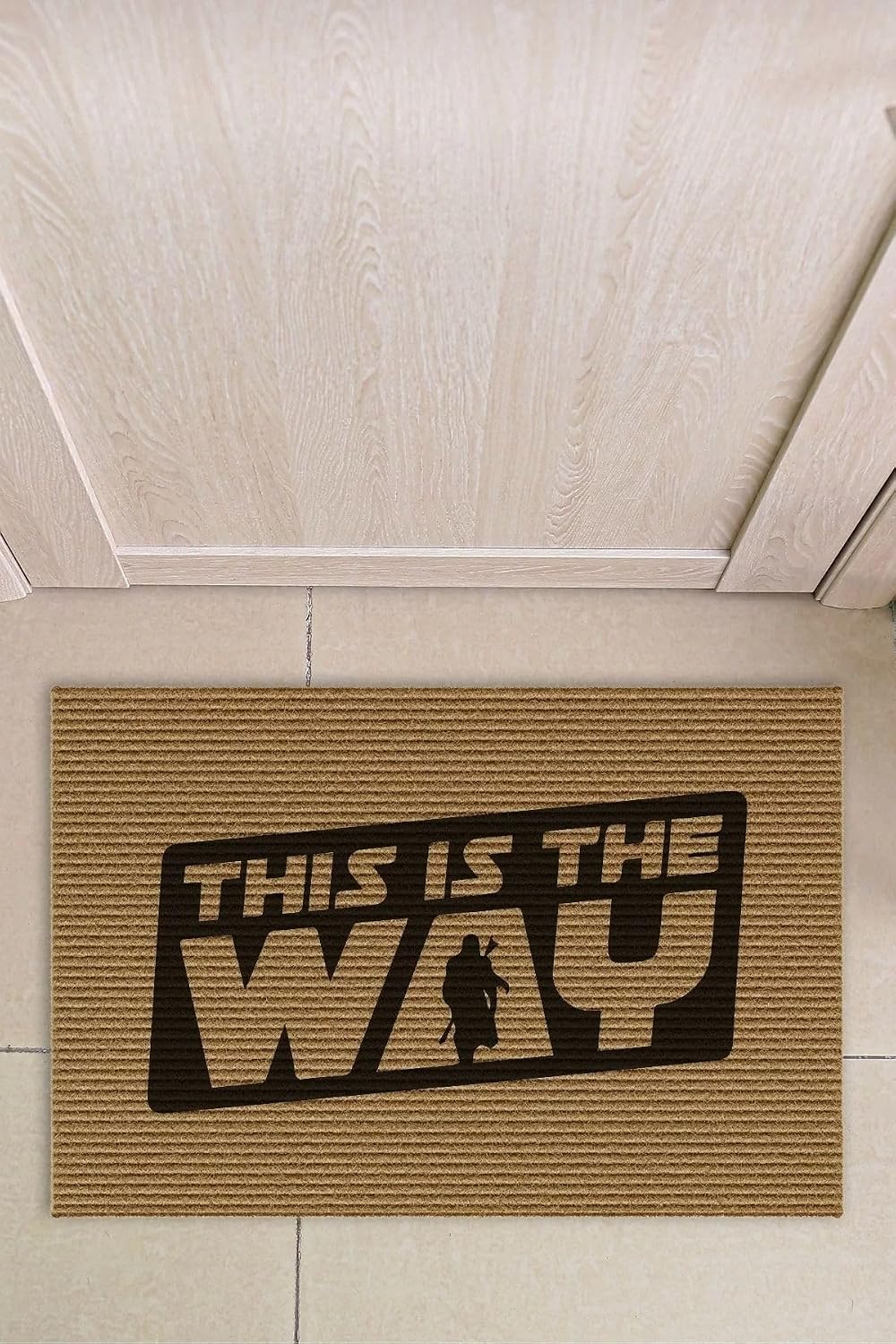 Decovetro Halı Paspas Star Wars Mandalorian The Way Desenli 40 x 60 Cm