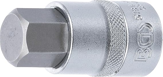 BGS 5184-H19 | Bit Socket | 12.5 mm (1/2") | internal Hexagon 19 mm