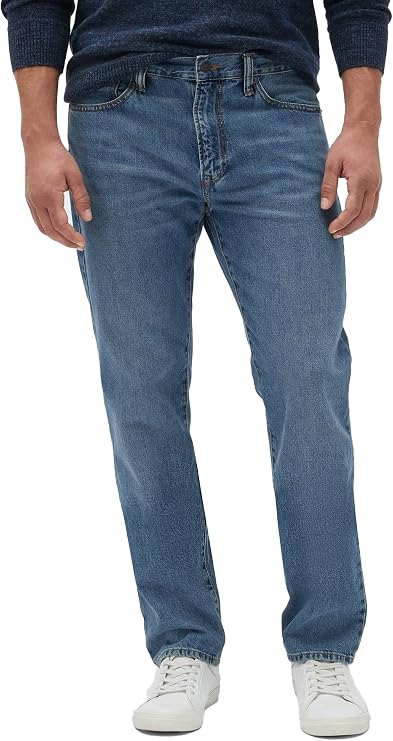 GAP Men's V-Straight Simi Light Wash Jeans