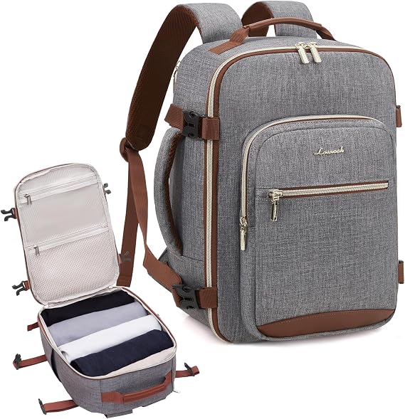 LOVEVOOK Cabin Backpack 40x30x20 for Ryanair Underseat Carry-Ons